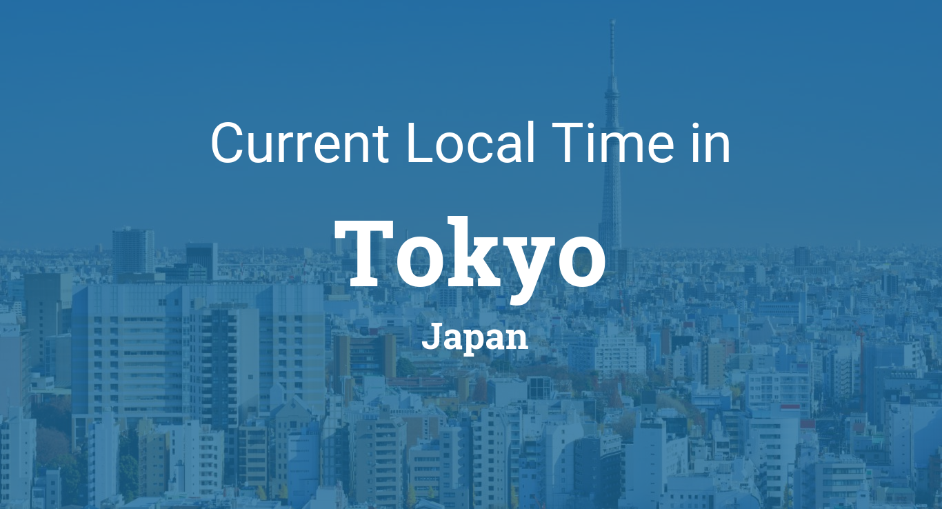 Live time display for Tokyo
